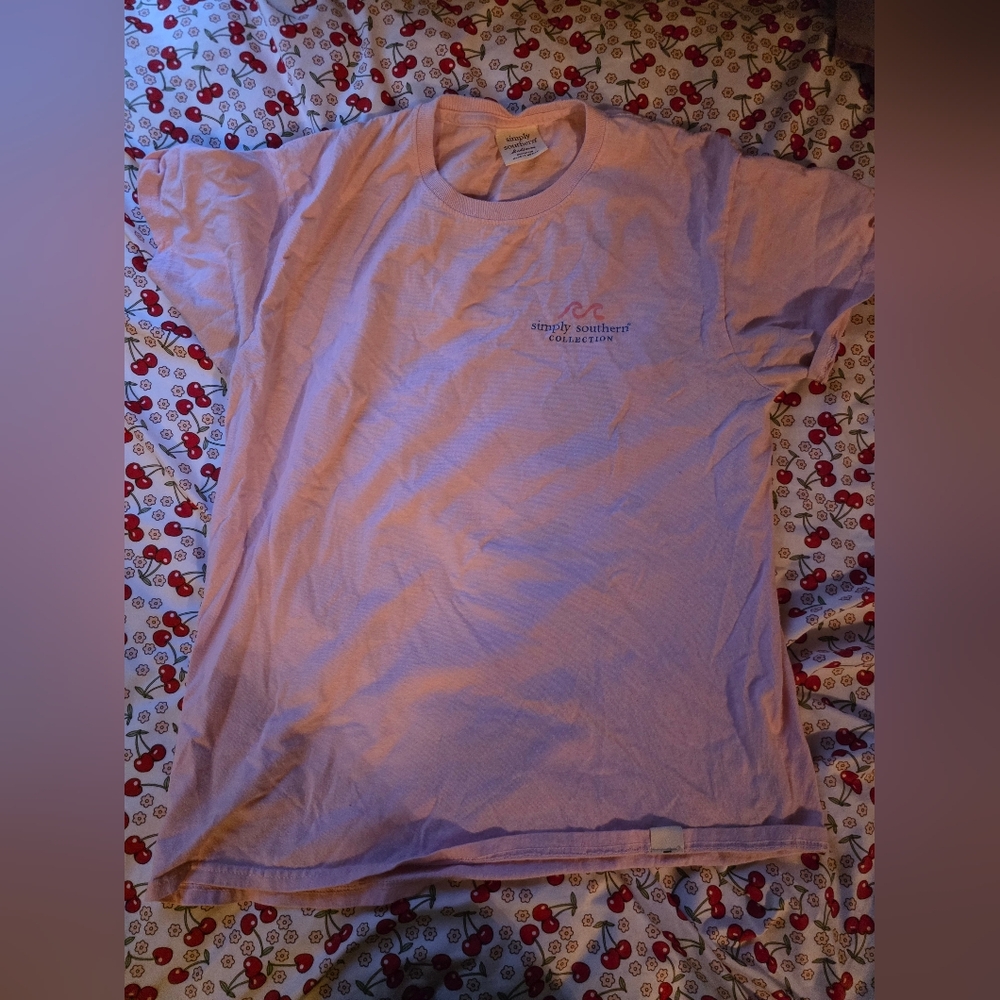 Simply Southern Light Pink Shirt